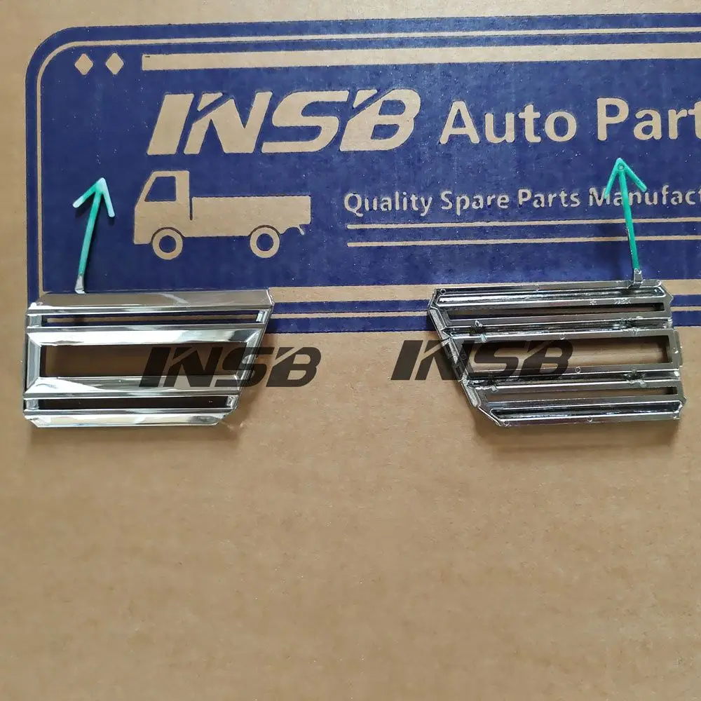 INSB 1 Set 2 Pcs Cover Chrome Front Grille Cover 84219381 84219383 for Volvo FH16 FH5