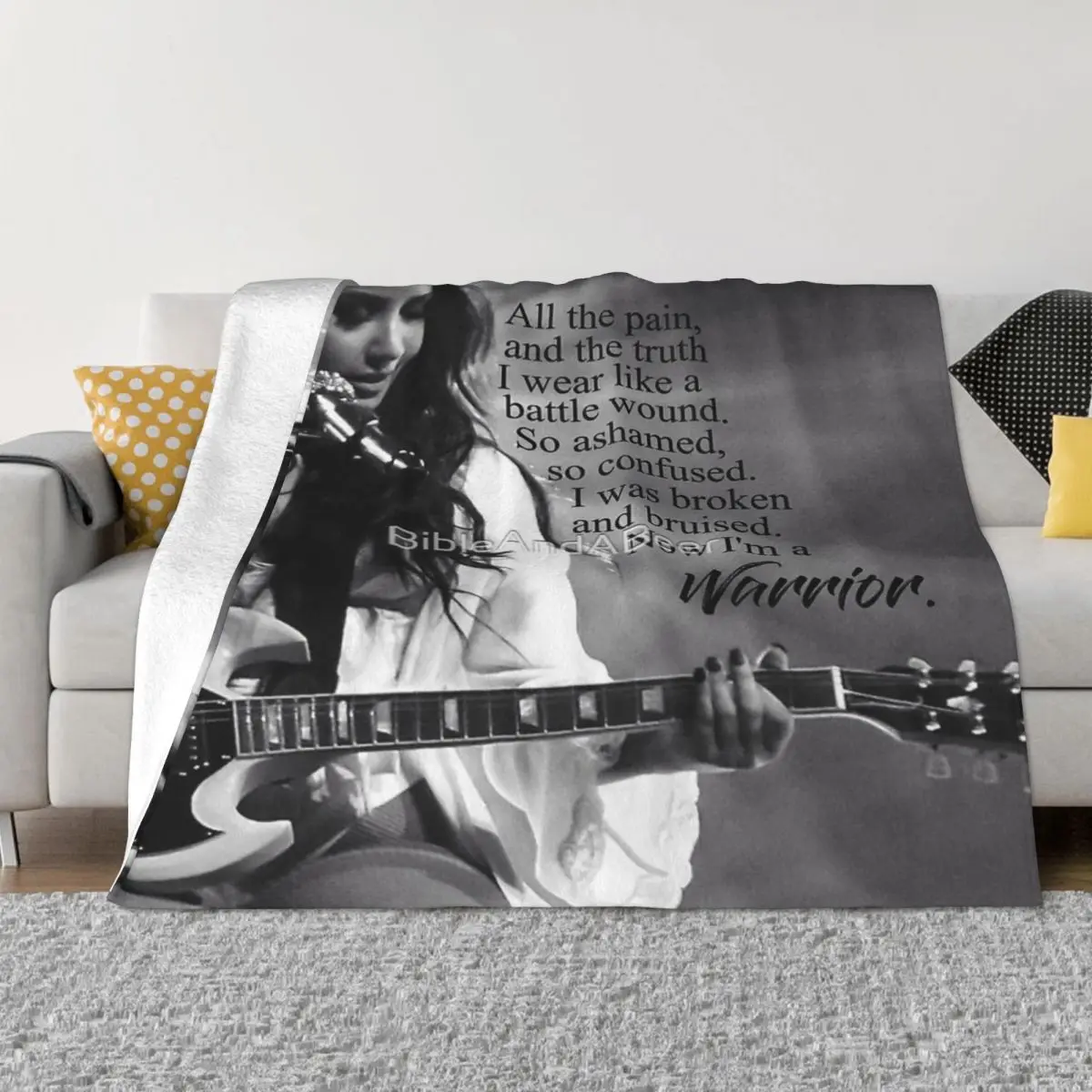 Demi Lovato Warrior Blanket Bedspread On The Bed Bed Set Sofa Cover On The Bed Hairy Winter Bed Covers