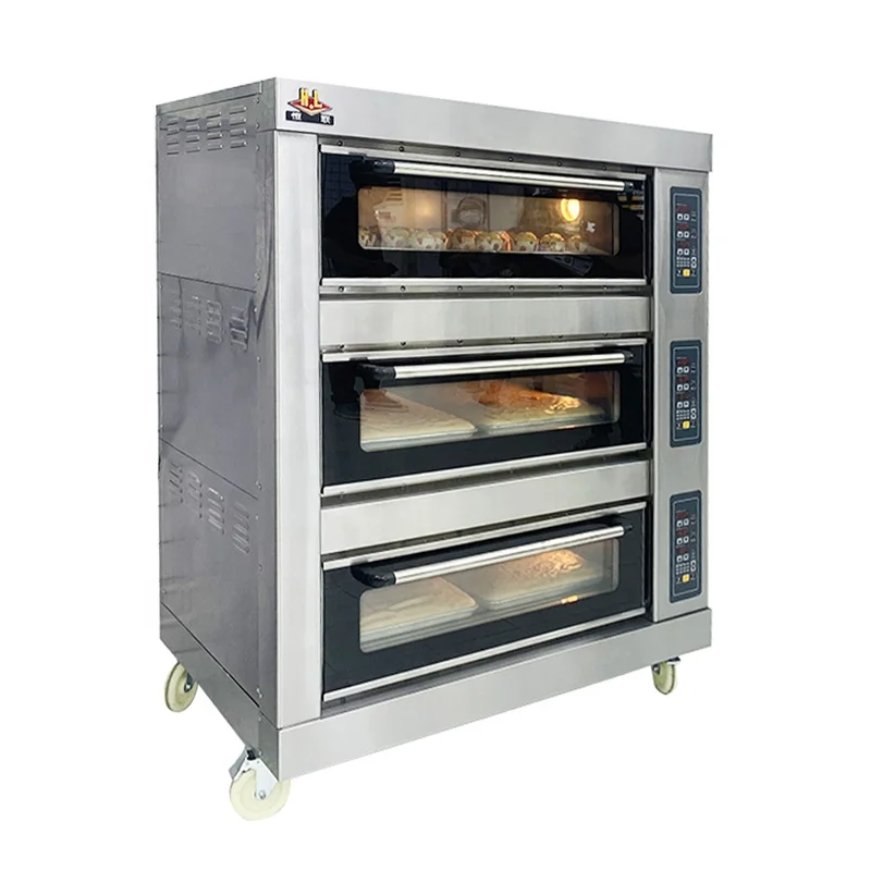 Commercial Pizza Bread Pastry Cake Electric 5 Deck Bakery Five Trays 3 Layer Price Baking Oven