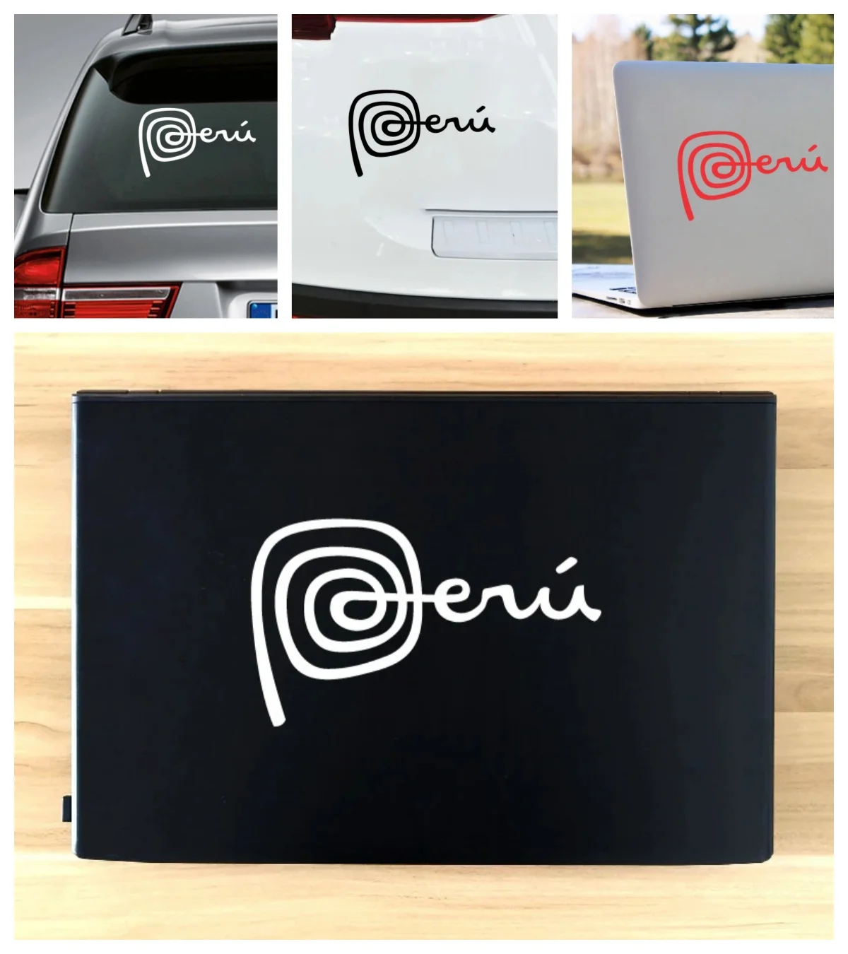 

Personality Peru Logo Car Sticker Auto Motorcycle Trucks Racing SUV Bumper Laptop Suitcase Vinyl Decal PVC Wholesale