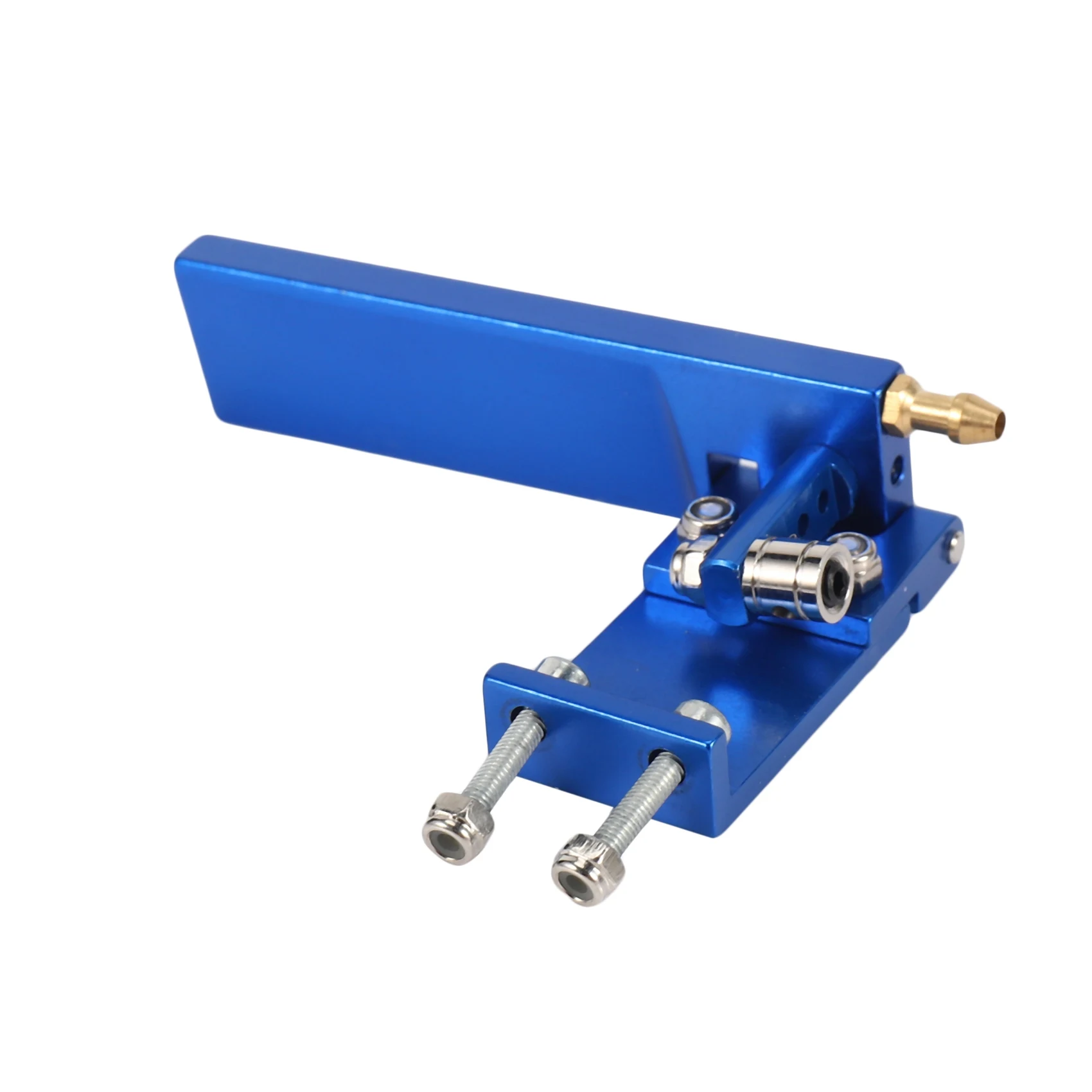 RC Boat Aluminium Alloy Brand 75mm Metal Suction Water Rudder for Remote Control RC Boats CNC Parts Blue