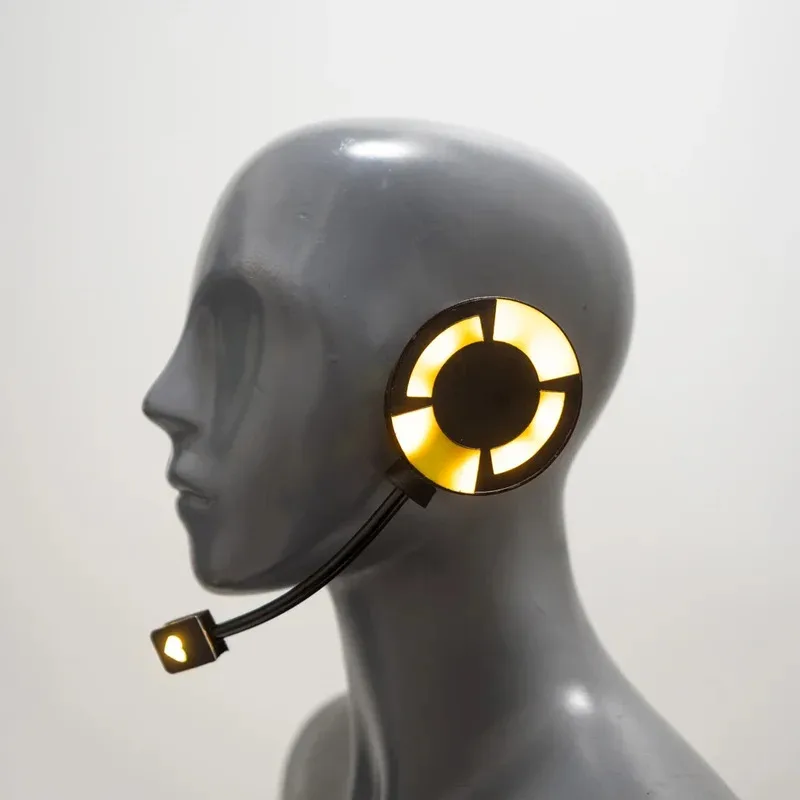 미쿠 Led 라이트 Kaito Megurine 코스프레 소품 헤드 기어 헤드웨어 헤드폰 이어폰 모델 액세서리 헤어 밴드 미쿠 빛나는 헤드셋