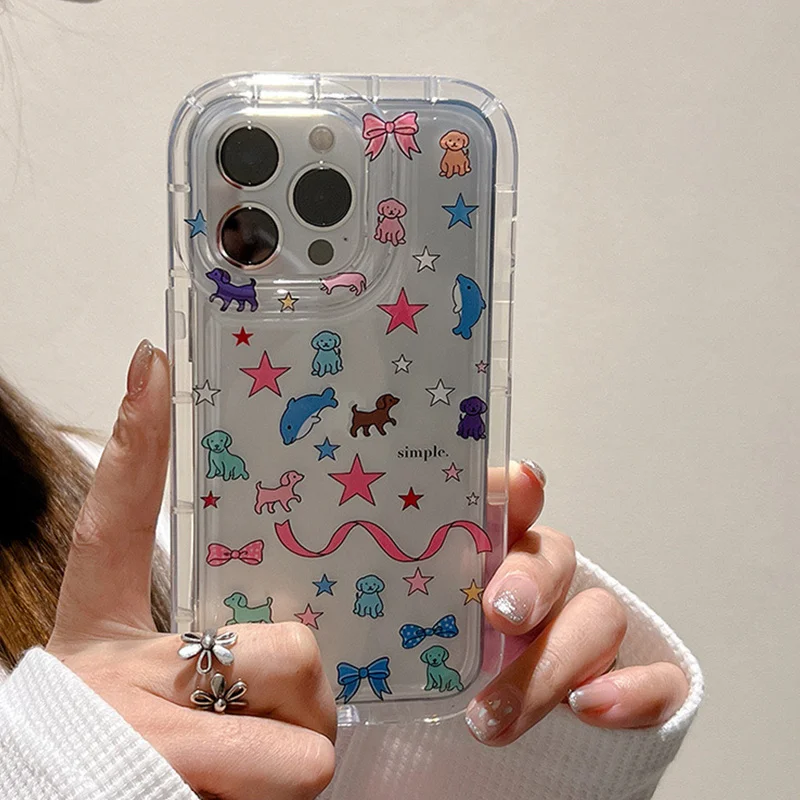 J76 Fall Prevention Cushion Type For Samsung Galaxy A14 A34 A54 A52 A51 A72 A73 A12 A32 A23 A42 Case DIY Soft TPU Cover