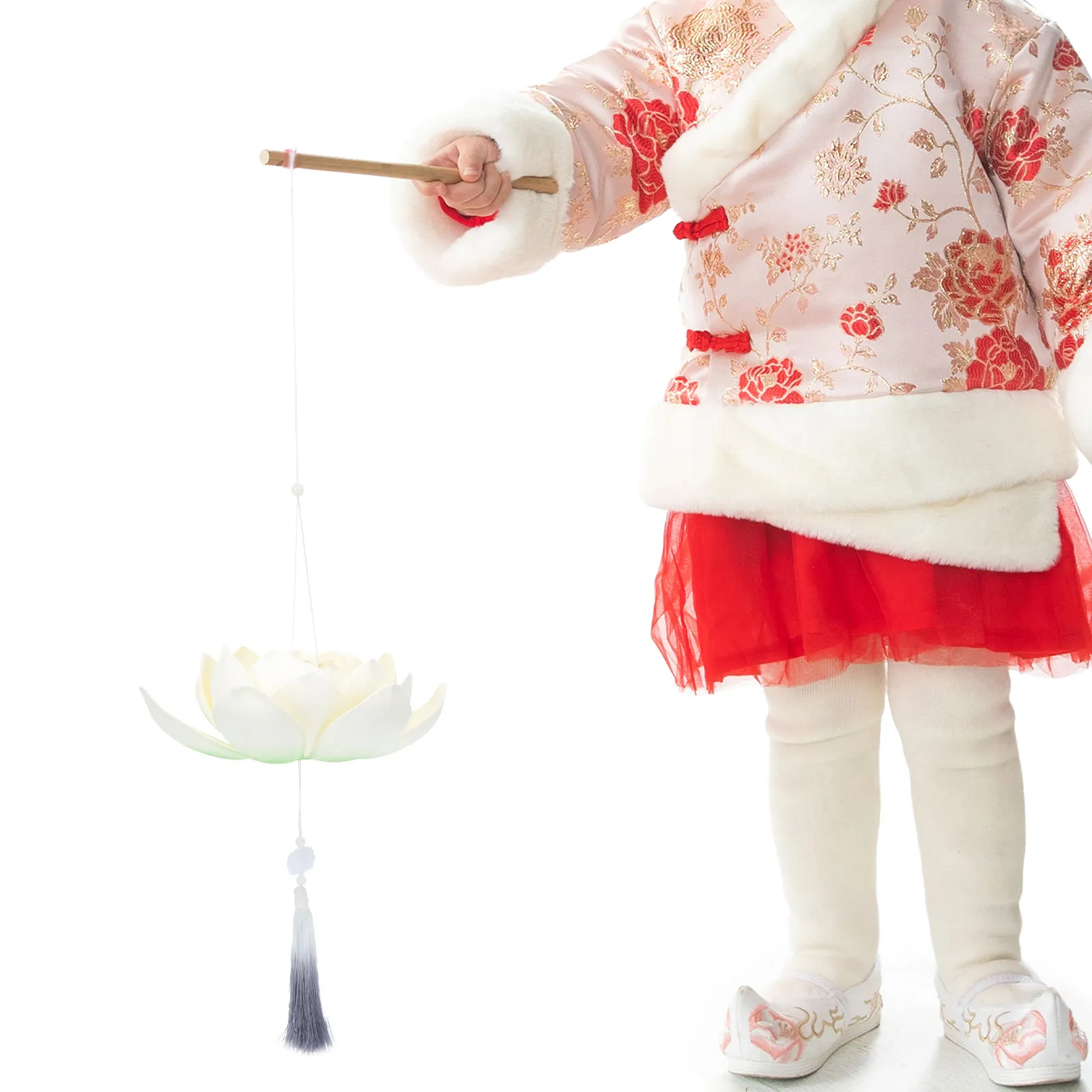 中国風のled蓮ランプポータブルハンドヘルドランプ漢服写真撮影用祭り祝福屋外装飾用