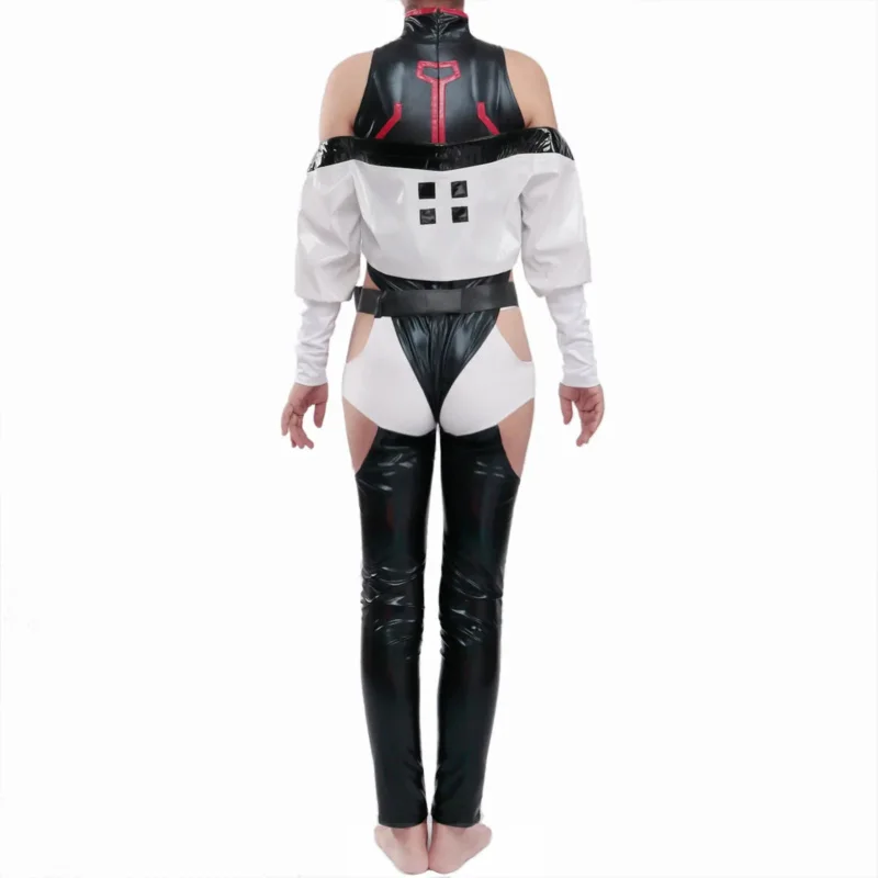 أزياء أنيمي Cyberpunk Edgerunners لوسي التأثيرية بدلة قفز سترة شعر مستعار بدلة كاملة أزياء الهالوين للنساء