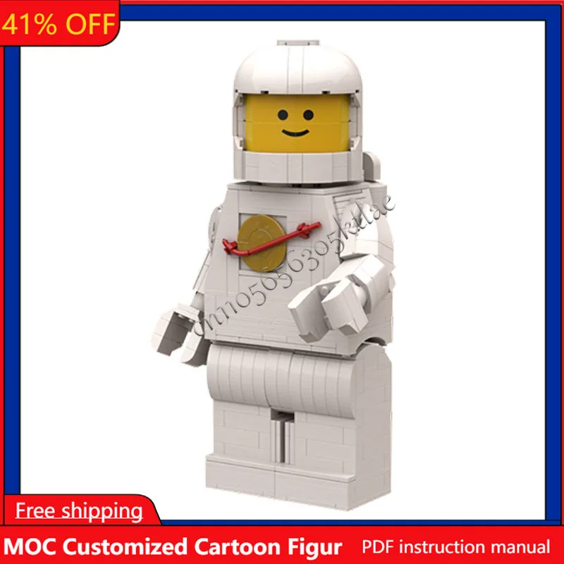 NEUER Weltraumfilm MOC Anpassen Modulare klassische Raumfahrerfiguren Modell DIY kreative Ideen Kinderspielzeug Montage Puzzle Geburtstagsgeschenk