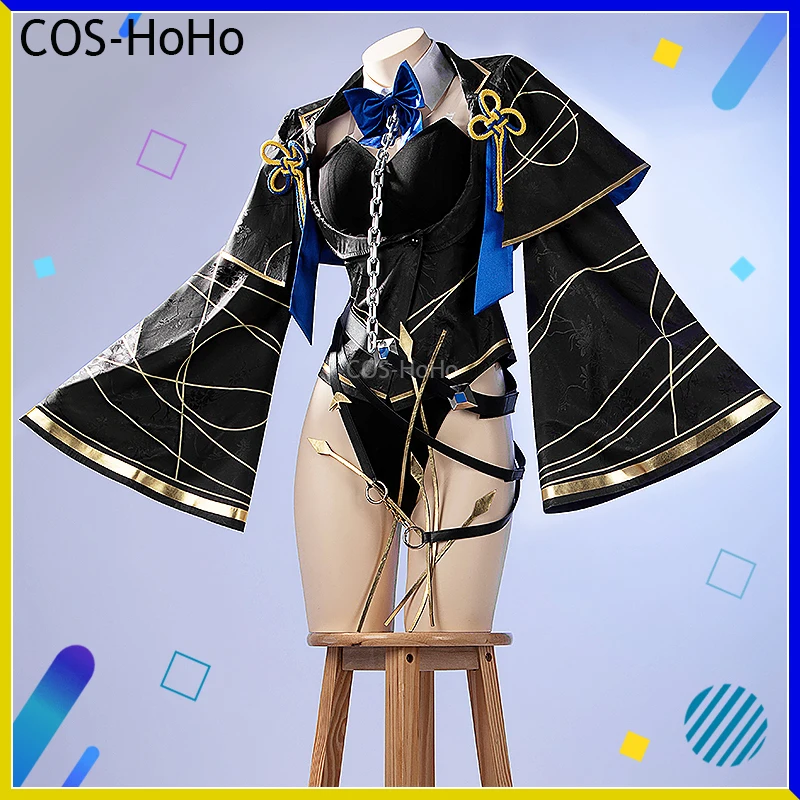 COS-HoHo Vtuber Nijisanji Koyanagi Rou Game Suit Sexy Uniform Cosplay Costume Halloween Carnival Party Role Play Outfit