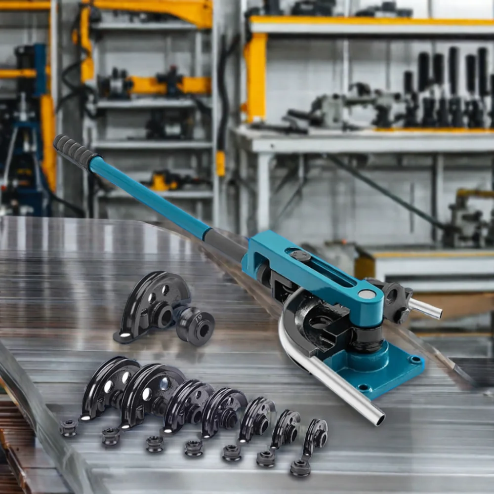 

Small Manual 180 Degree Hydraulic Tube Bender 10mm-25mm Steel Aluminum U Shaped Copper 0.8-2.0mm 7 Used Machine Bending Pipes