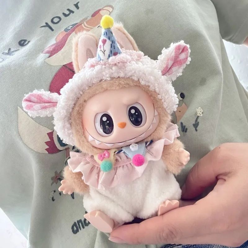 

Lbubu clothes Only baby clothes POP MART LABUBUBU sitting party series doll baby clothes lamb suit LABUBU clothes