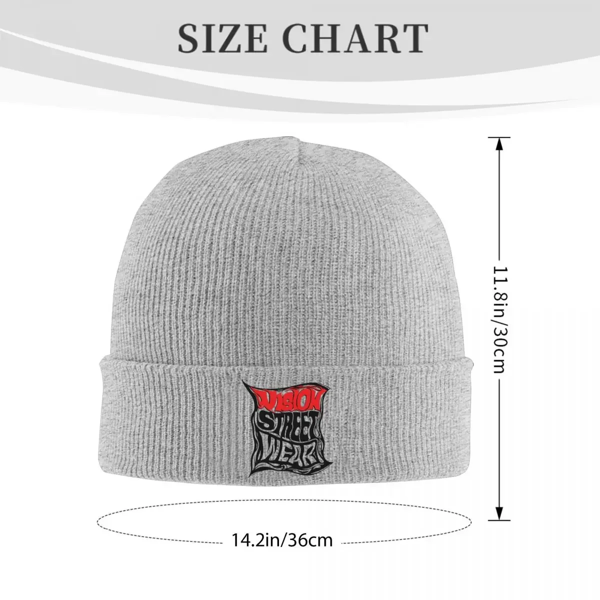 Vision Street Wear Knitted Hat Beanies Winter Hat Warm Hip Hop Cap for Men Women