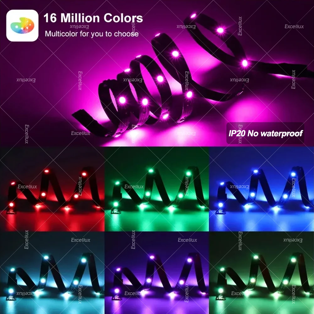 SATA 인터페이스 PC 케이스 LED 스트립 램프 컴퓨터 라이트 바, 5V PC 컴퓨터 케이스 PC 게임 조명, 0.5m, 1m, 2m, 2x0.5m, 2x 1m