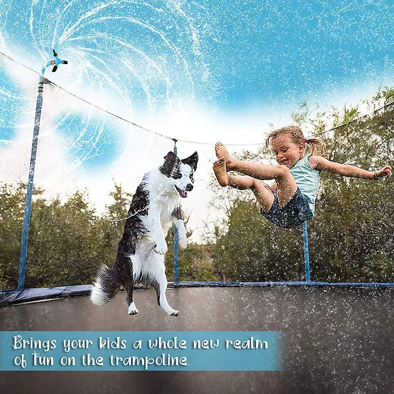 

Детский разбрызгиватель на батуте, веселый летний аквапарк на открытом воздухе, подходит для мальчиков и девочек, взрослых, играющих в дворе-ABLI