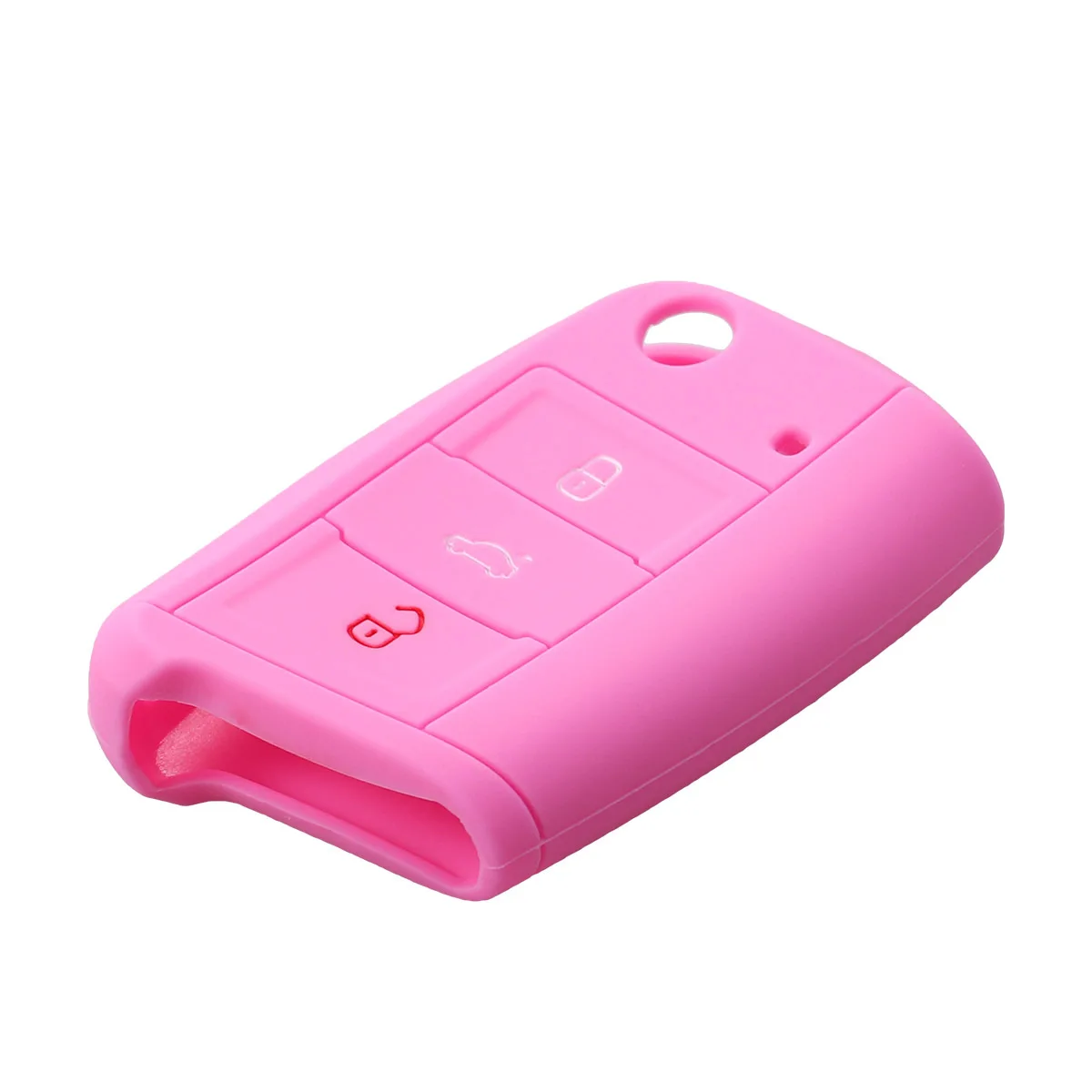 Silicone Case Cover For Series Pink Scratch Proof Anti Collision Car Key Protector Key Container Waterproof Eco Friendly