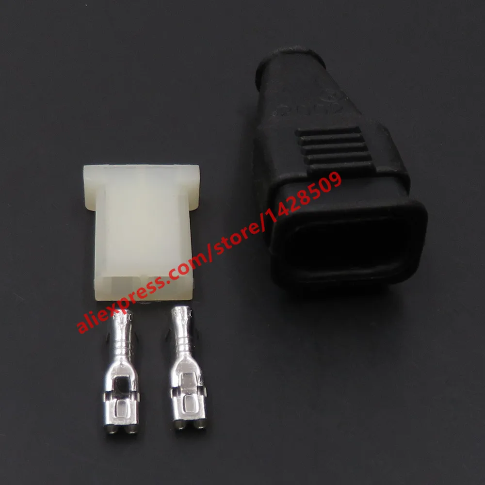 1 Set 2 Pin 2.8mm Auto Plug Wiring Harness Electrical Connector Automotive Modification Socket