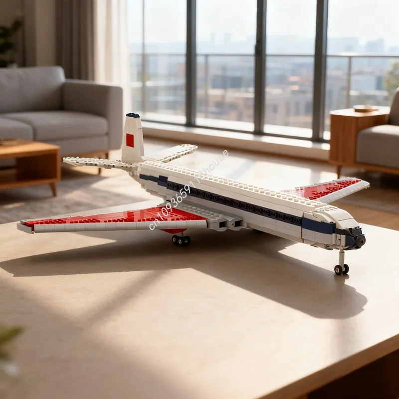 

2248pcs MOC De Havilland Comet Creator Experted Model Building Blocks Christmas Gifts DIY Creative Idea Education Toy Birthday