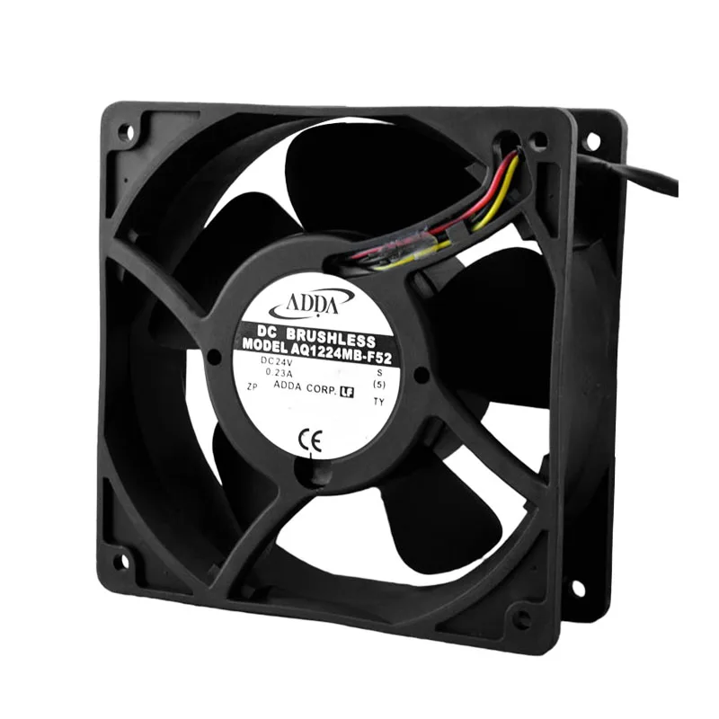 ORIGINALE AQ1224MB-F52 24V 12038 120*120*38mm NUOVO RADIATORE VENTOLA DI RAFFREDDAMENTO