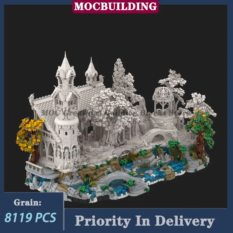 Movie Display Base Scene Model Building Blocks MOC Street View Bridges Collection Toys Gifts
