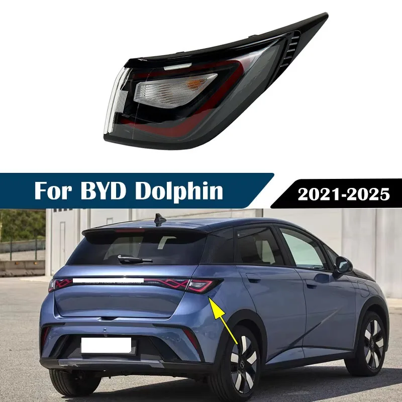 

For BYD Dolphin 2021 2022 2023 2024 2025 Rear Tail Light Assembly Brake Stop Light Turn Signal Taillamp Car Accessories