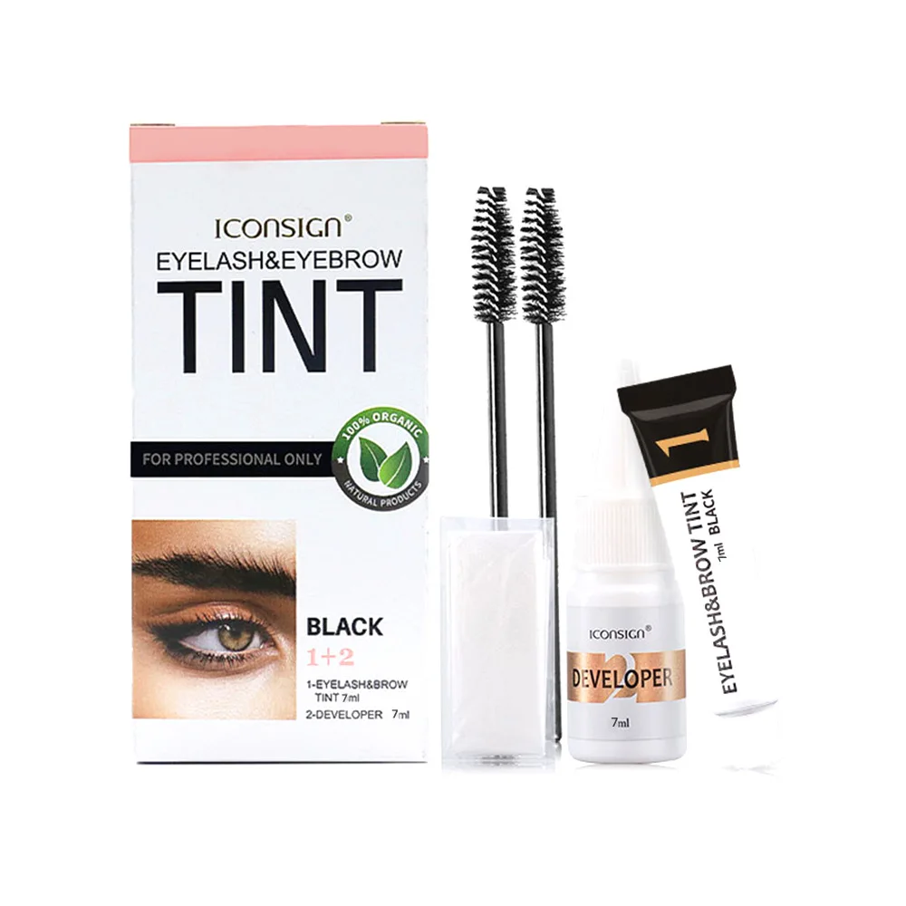 Teinte professionnelle pour cils et sourcils, teinte rapide de 15 minutes, rehausseur de Gel facile à colorer, Kit de levage des cils, outils de maquillage pour les yeux