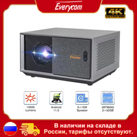 Everycom Full HD RD829 Projector 5G WiFi LED 4K Video Movie Smart Android 11.0 12000 Lumen Projectors Home Theater Cinema Beamer