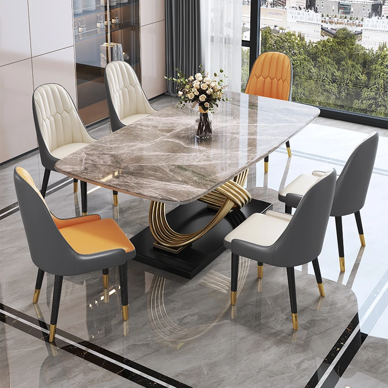 

Modern Dining Table Simple Auxiliary Minimalist Coffee Dining Table High Mobile Luxury Muebles Para El Hogar Living Room Decor