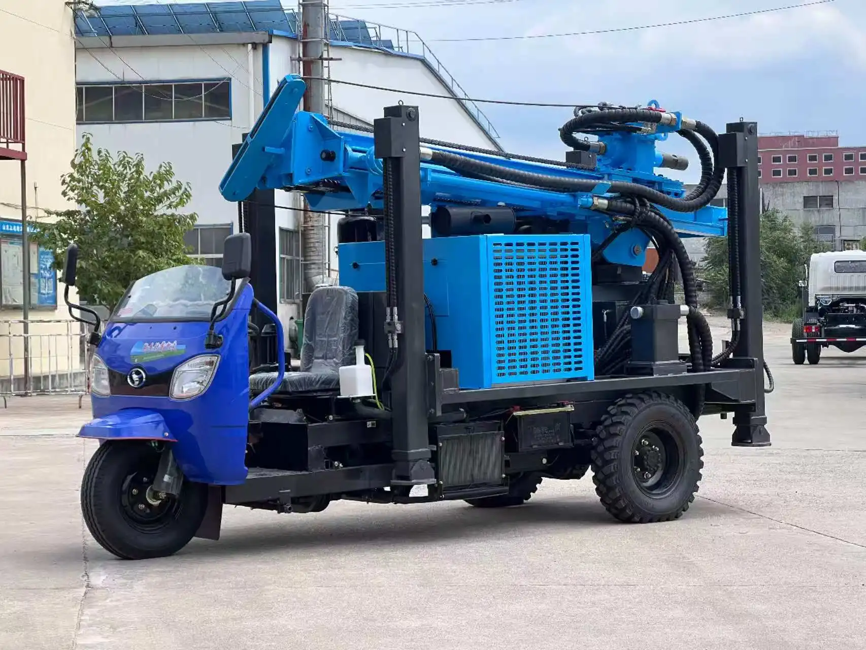 맞춤형 삼륜차 장착 200m 심도 수중 시추기