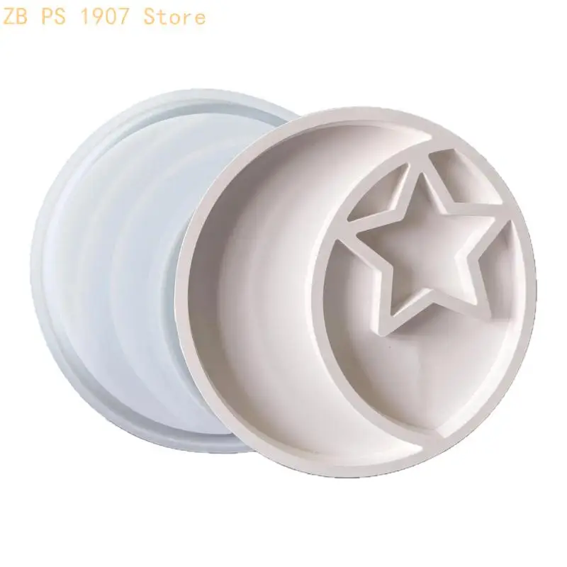 

Soft Silicone Mould Accessory for Crafting Round Trays and Decorative Boxes 55KA