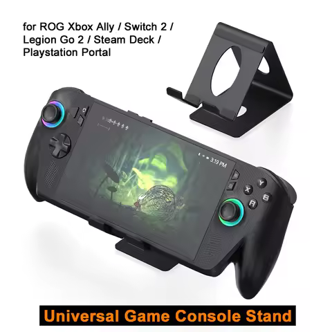 Universal Stand for Handheld Game Consoles Metal Holder for ROG Xbox Ally/Switch 2/Legion Go 2/Steam Deck/Playstation Portal