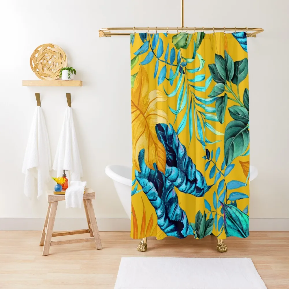 

Exotic Tropical Foliage Shower Curtain Bathtub Shower For Bathroom Curtain