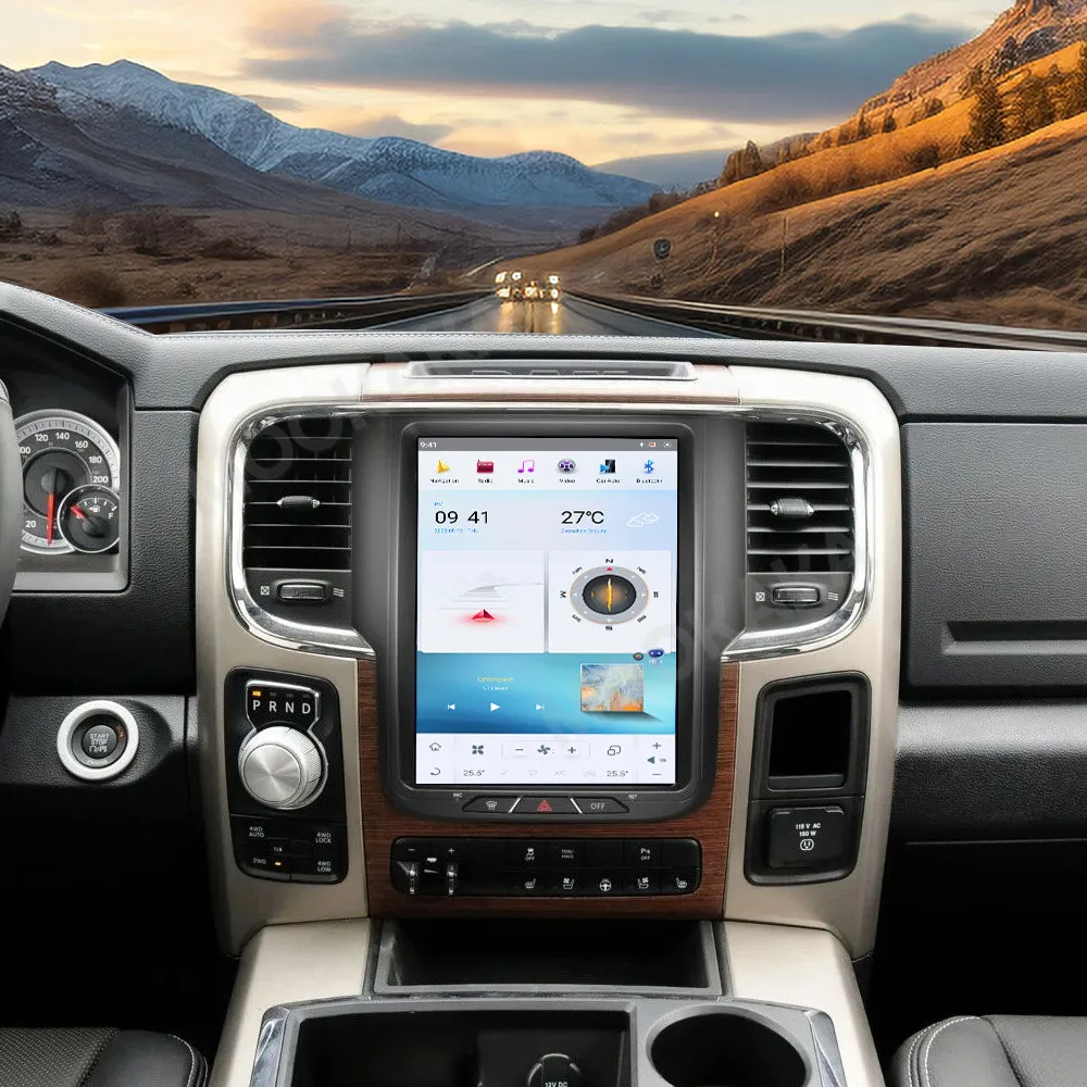 10.4 Inch Car Radio For Dodge Ram 1500 2500 3500 2011-2017 Touch Screen Multimedia Player GPS Navigation Wireless CarPlay 4G DSP