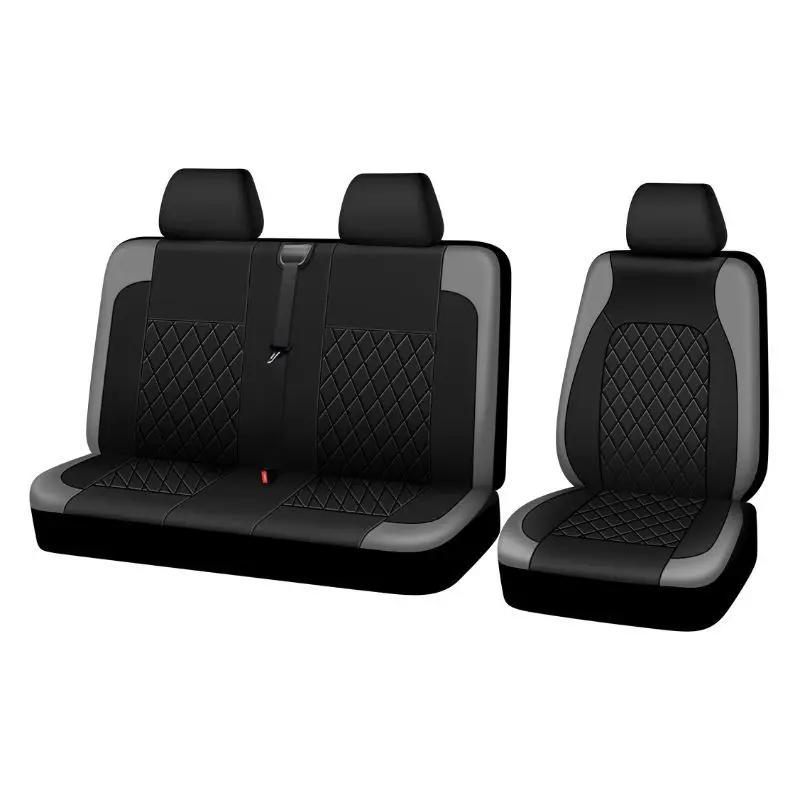 

PU Leather Box Trucks Seat Cover, Includes Options for Single Driver and Double Passenger Seats, Applicable To 2+1 Configuration