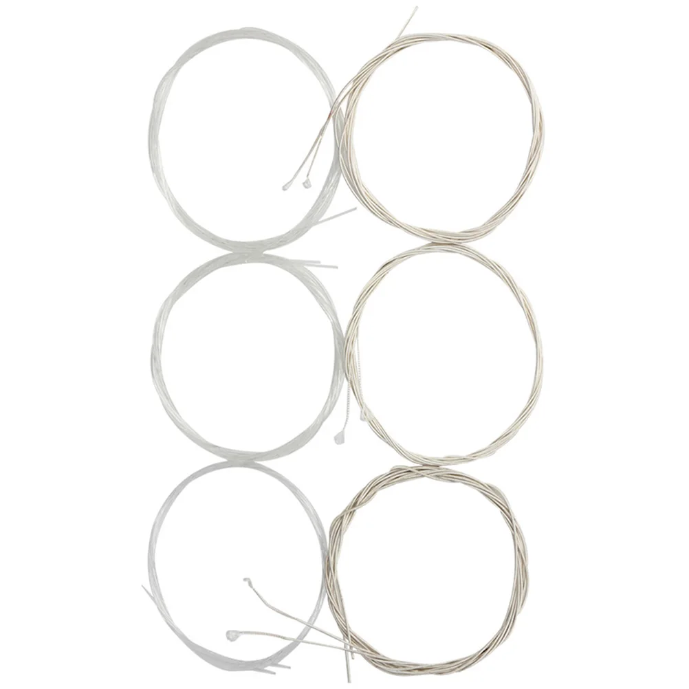 

6 Pcs Strings Stringed Musical Instruments Nylon Accessories Acoustic Guitar