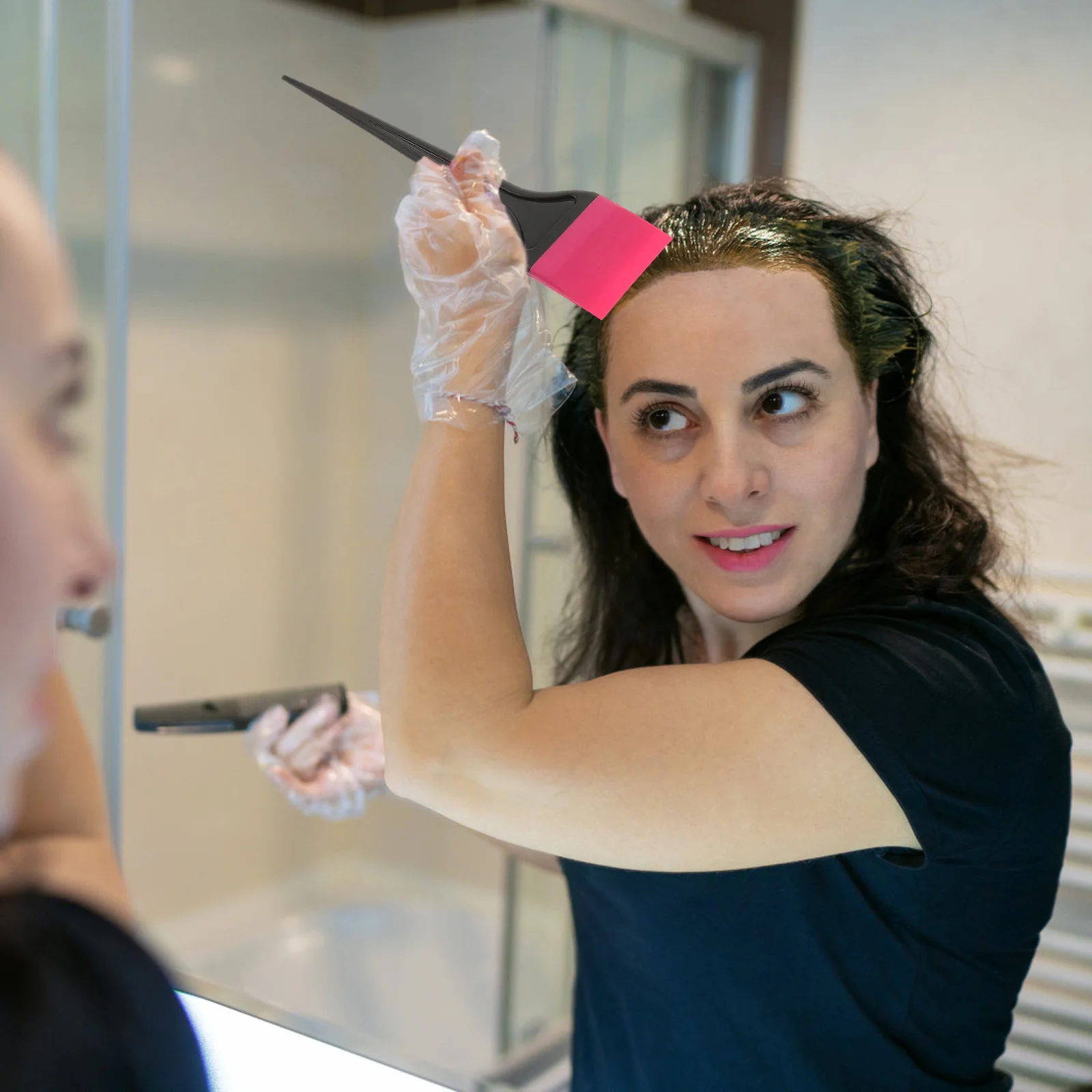 6 шт., силиконовая кисть-аппликатор для краски для волос, профессиональный набор инструментов для окрашивания «сделай сам», для равномерной окраски волос, кисть для краски в салоне