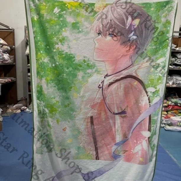 

Original Anime Love and Deepspace Xavier Cape Mantissa Cloak Plush Throw Blanket Room Keep Warm Cospaly Cartoon Gift