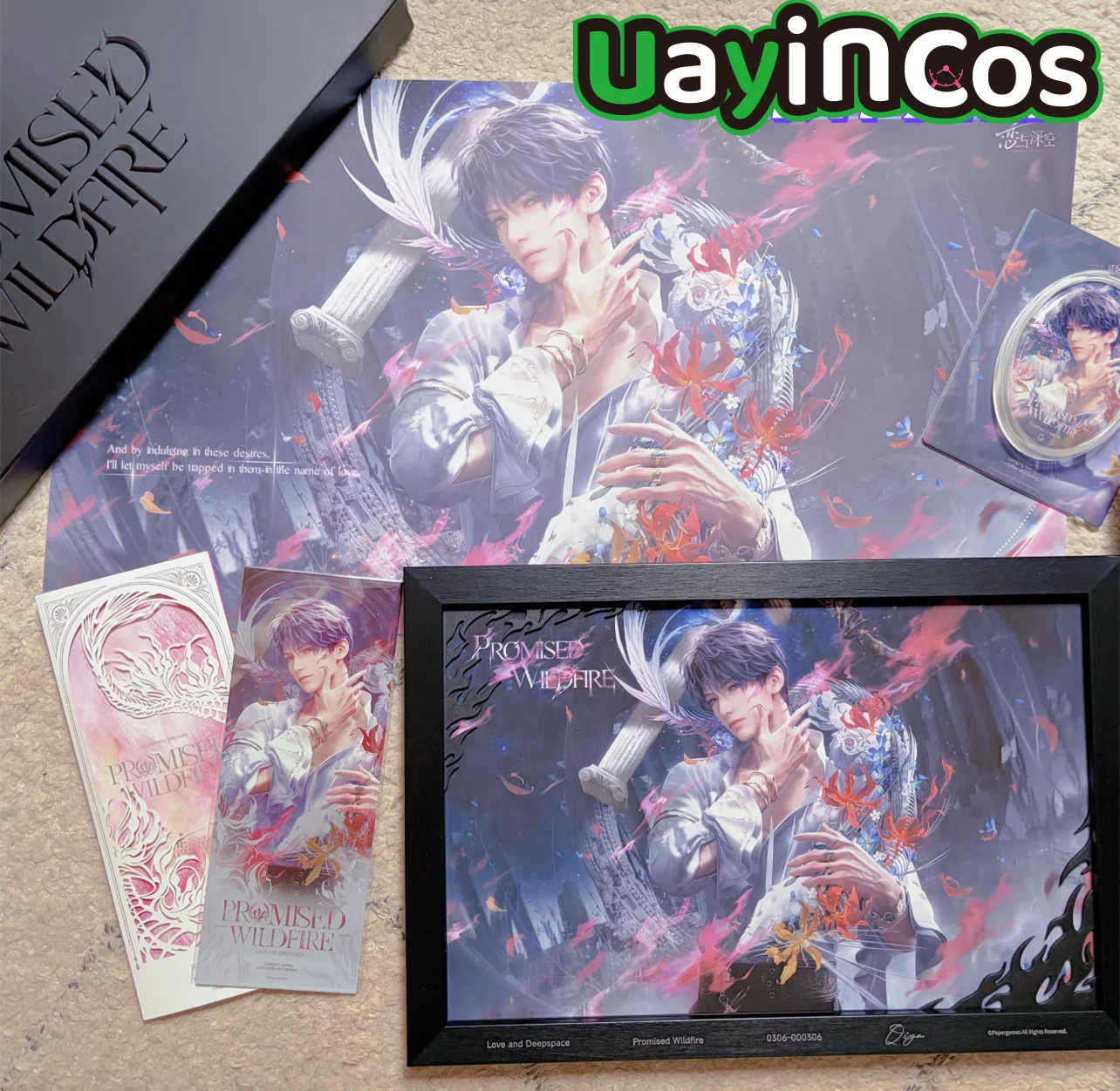 

In Stock Official Love and Deepspace FondnessTreasure Series Sylus Rafayel Art Photo Album Badge Laser Ticket Poster Ornament An