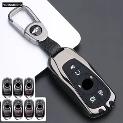 2 3 4 5 6 Button Zinc Alloy+Silicone Full Cover Car Key Case for Buick Enclave Lacrosse Verano Encore Regal Envision Cascada GL8