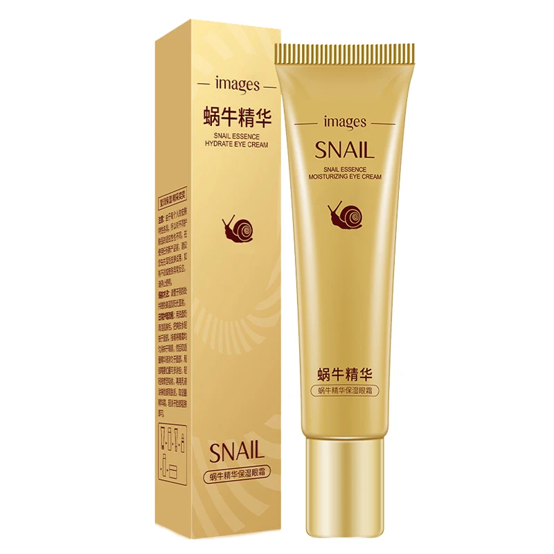 Snail Essence Eye Cream Eye Bags Remove Eye Dark Circle Anti-Puffiness Anti Wrinkles Anti Aging Moisturizing Skin Care Eye Gel