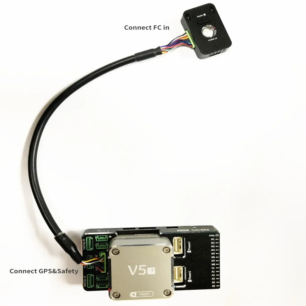 AParts CUAV USL Expander With Integrated Safety Switch/buzzer/LED Indicator/USB Expansion And C-RTK