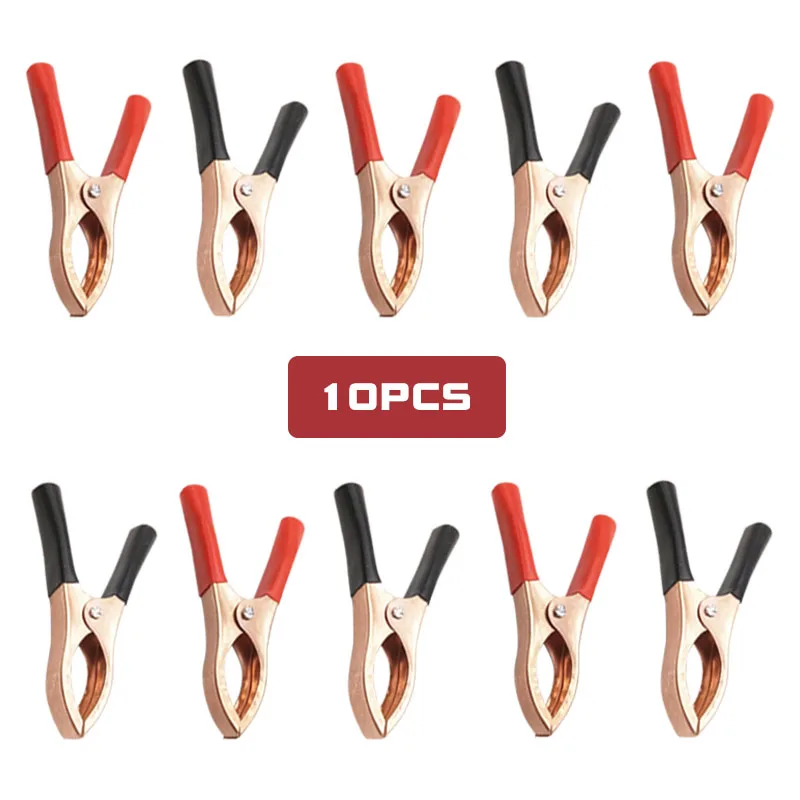 30A 70mm Clip a coccodrillo per auto Connettore Test batteria Clip per cavi Parti di apparecchiature elettriche Alta quanlity 10/20 pezzi
