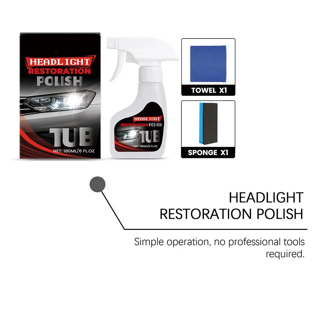 سيارة العلوي استعادة تلميع أطقم كشافات مزيل الخدش إصلاح تنظيف لصق إزالة الأكسدة المصباح البولندية السائل #6