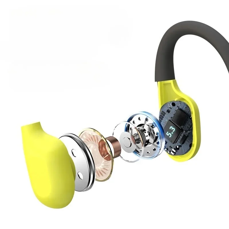 X18 Knochenleitung Laufen Sport Radfahren Schwimmen kabelloses Bluetooth-Headset schweißfest wasserdicht Gürtelspeicher 8G