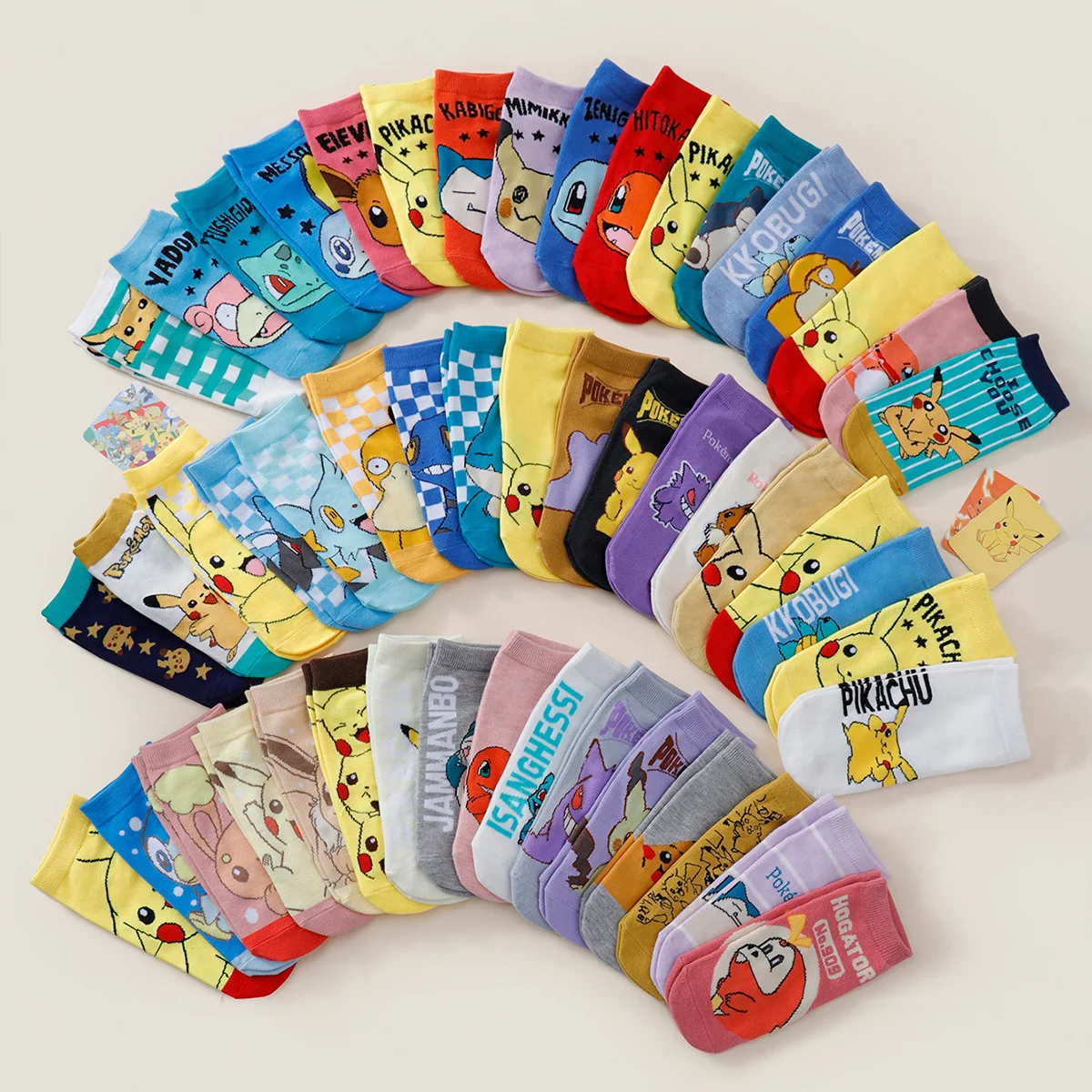5/10 Pairs of New Japanese Anime Cute Ladies Cartoon Boat Socks Korean Version College Style Four Season Straight Short Socks