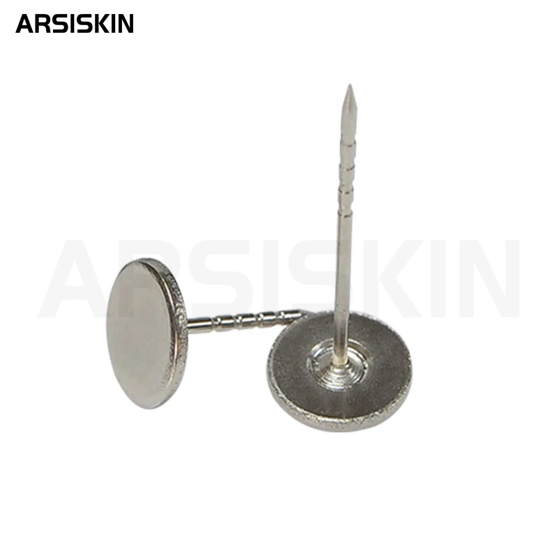 1000pcs Security System Parts EAS Hard Tag Pins 16mm/19mm EAS Security Hard Tag Pin Supermarket Anti-theft Pin Flat Nail