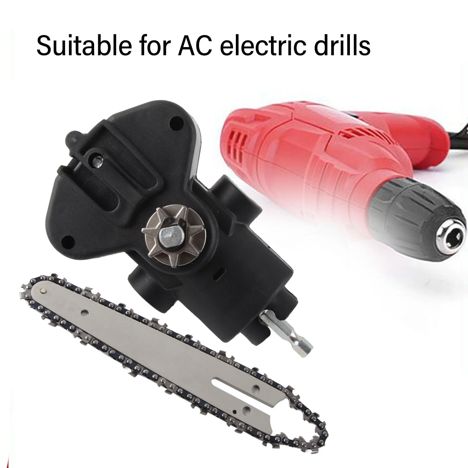 

Electric Chainsaw Modification Tool 6inch Fracture Resistant Chainsaw Converter Set Long Life Simple Installation for Branches