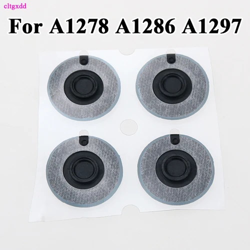 Imagen 2 del producto Almohadilla de repuesto para reparación de pies de goma, funda inferior OEM, para Macbook pro Air A1278, A1297, A1534, A1708, A1398, A1466, A1502, 4 unidades
