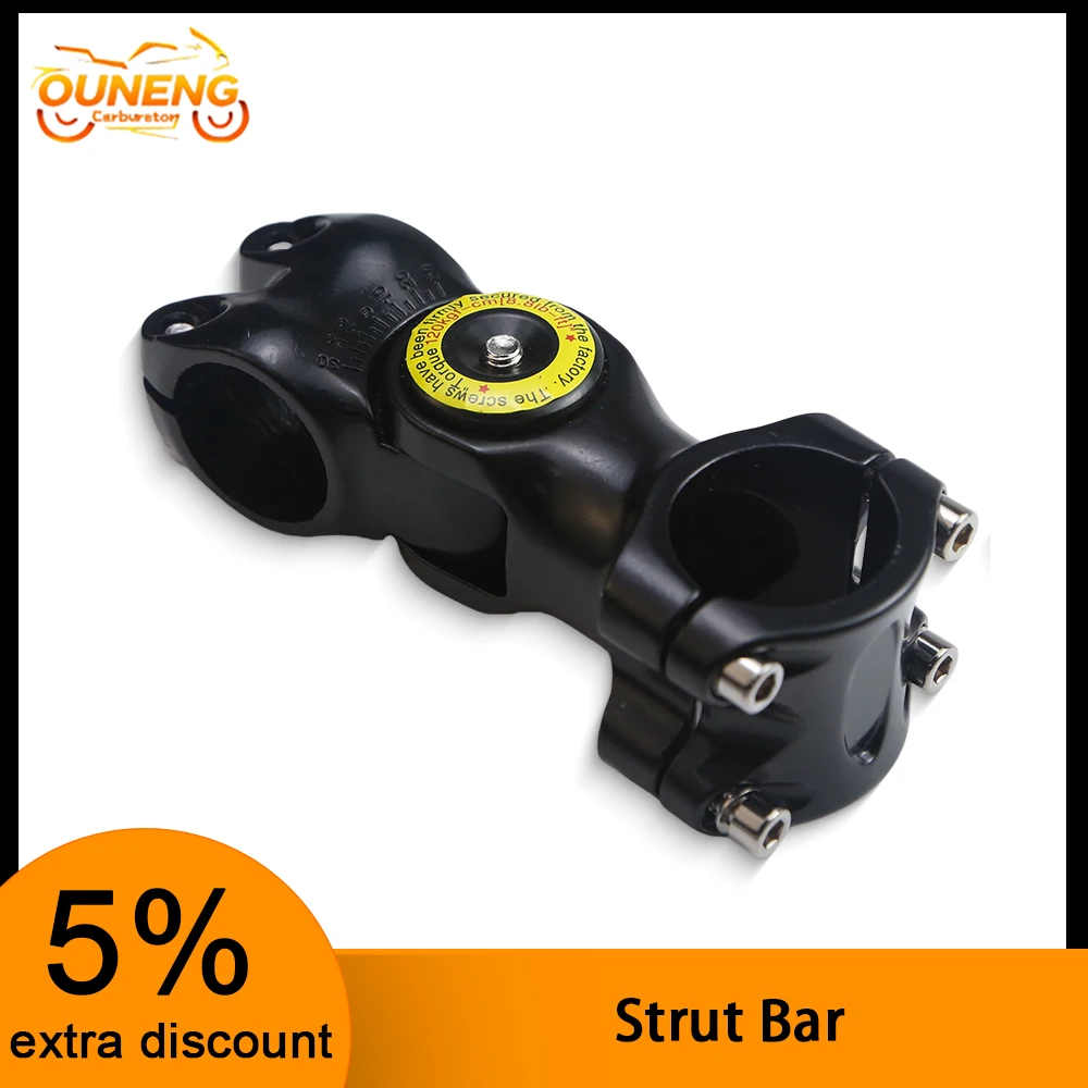 

60 Degree Adjustable Bicycle Riser Stem 25.4mm 31.8mm Handlebar Clamp For Road MTB Bike