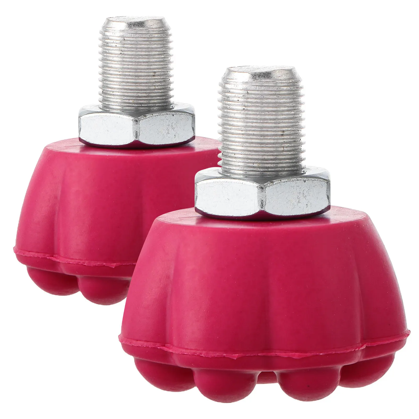 

2pcs Roller Skate Toe Stops Rubber Cat Paw Brake Blocks Durable Replacement For Indoor Outdoor Skating Braking Block Roller