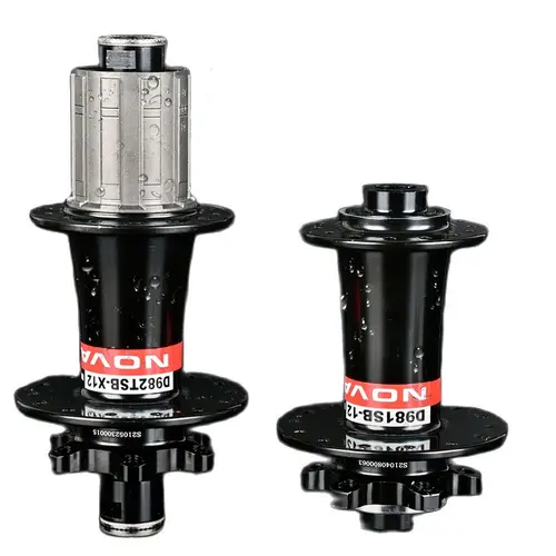 NOVATEC D981 D982 100x12MM 142x12MM 28 agujeros bicicleta de carretera freno de disco rodamiento buje de bicicleta para HG 8 9 10 11S