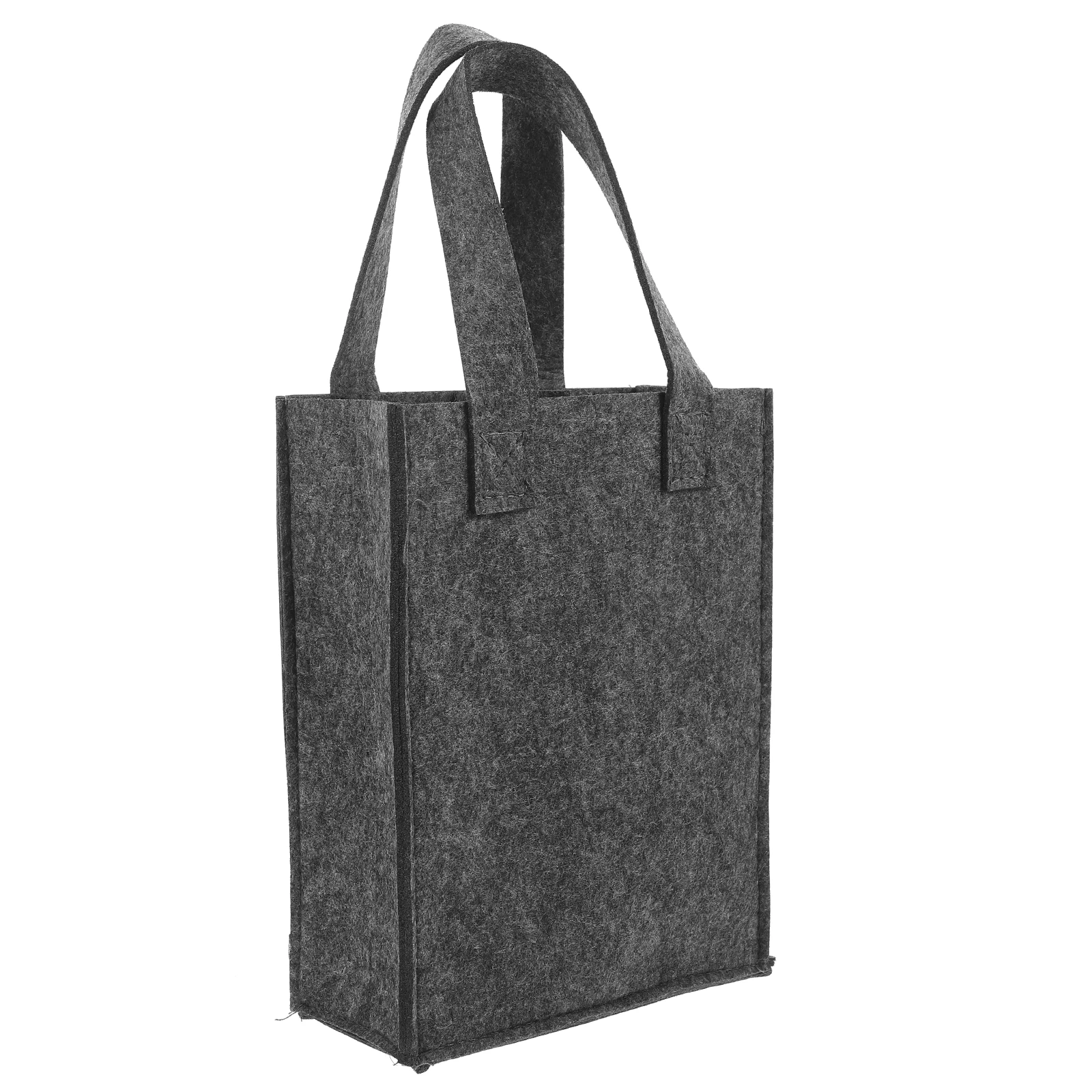 

2 Bottle Bags Felt Material 24x18x8 5cm Scratch Protection Portable Storage Pouches Gifts Wrapping Carrier Bottle