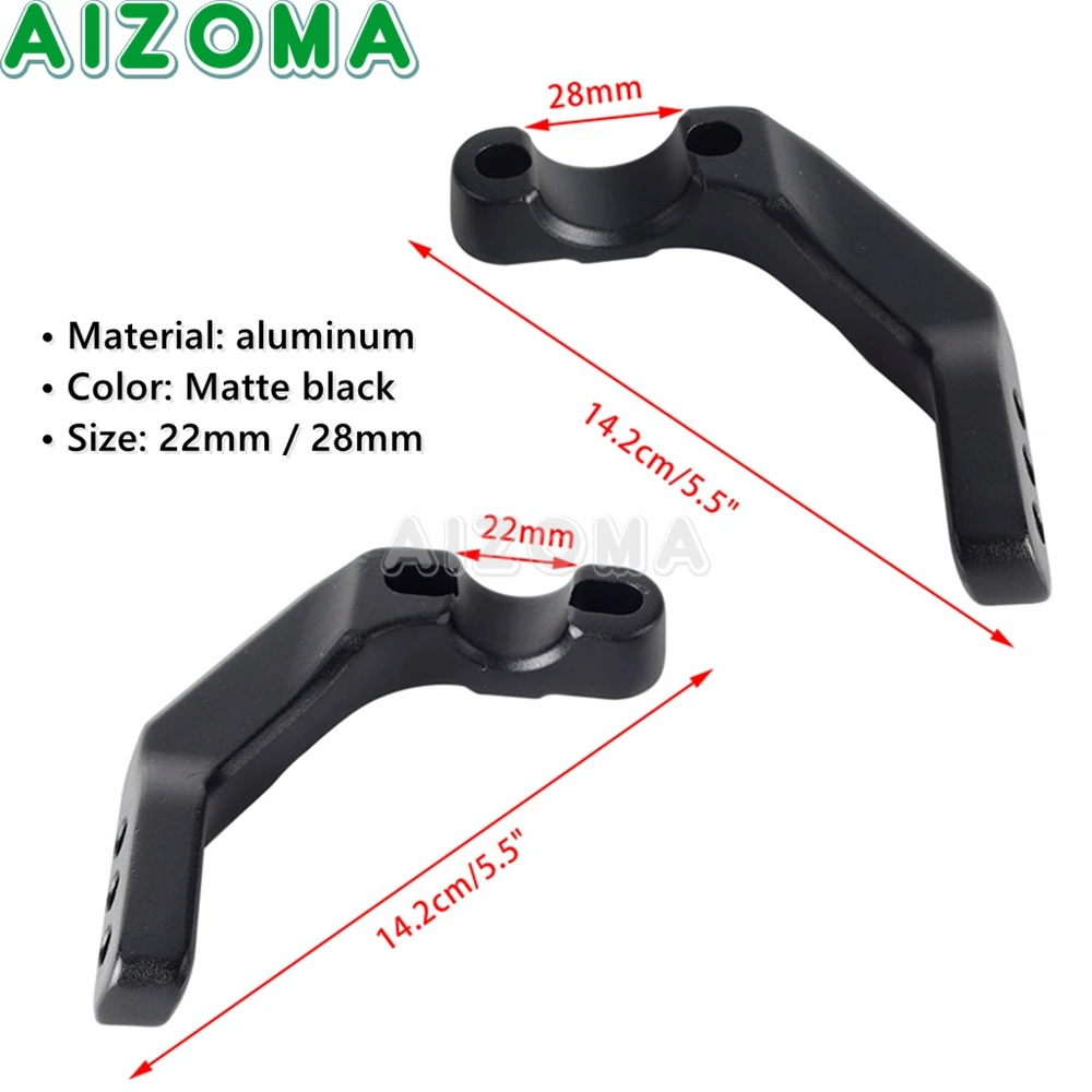 Dirt Bike Handguard Bracket Mount 22mm 28mm Handlebar Support Hand Guard Clamp For Yamaha WR YZ Honda CRF Suzuki RM Kawasaki KX